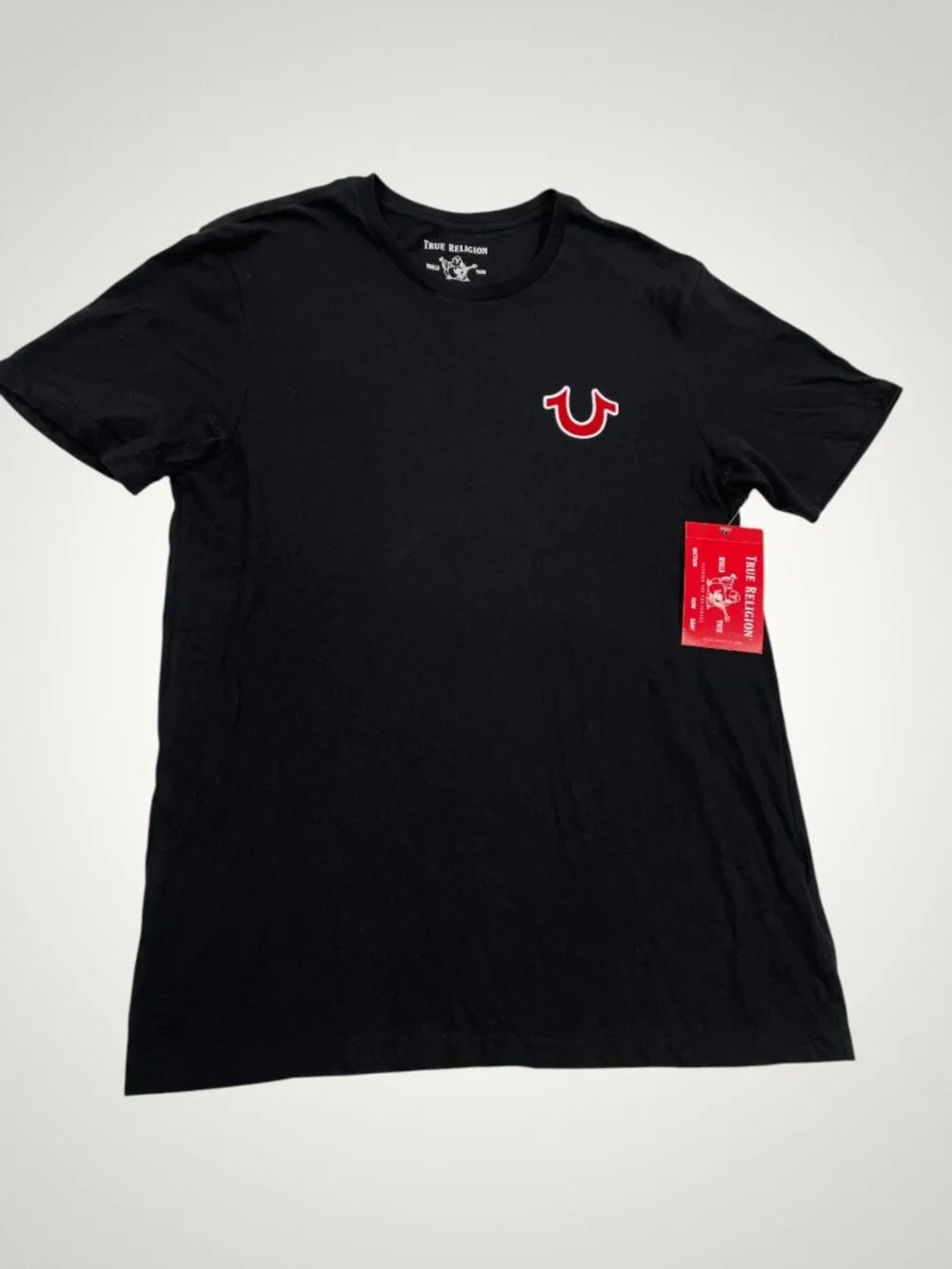True Religion Buddha Logo Graphic T-Shirt Black Men's M NEW